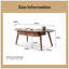 Table basse avec tiroirs Capsule
