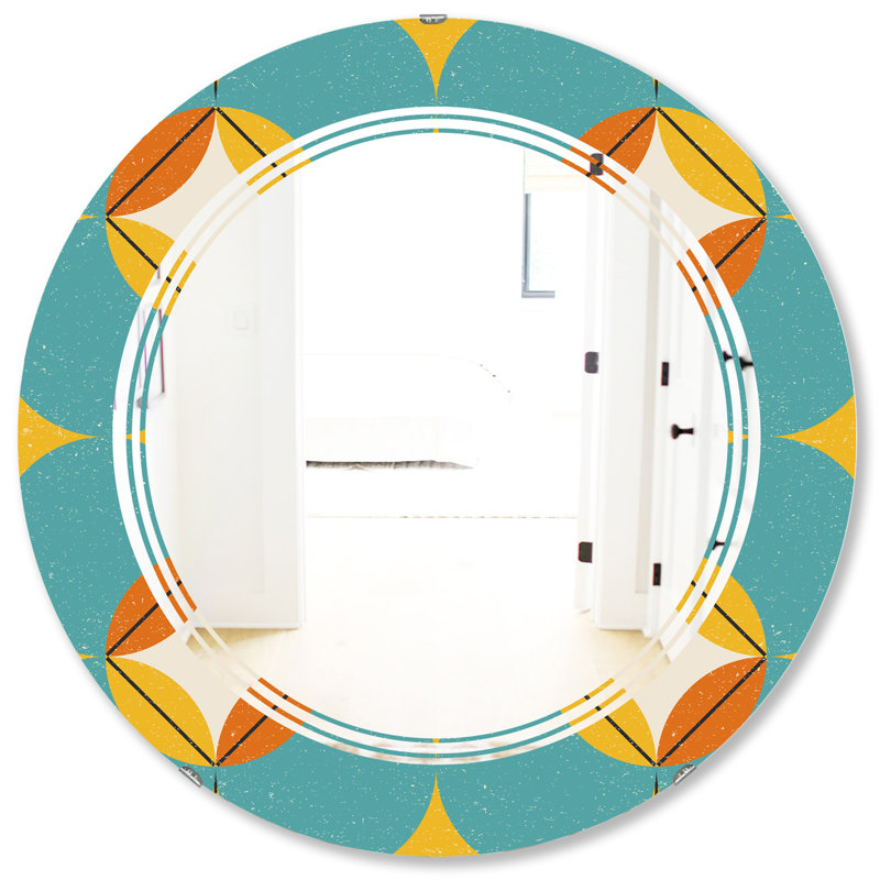 Miroir mural Triple C Diamond Retro IV, H 31,5 po x l po
