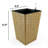 Smart Self-Watering Planters - 2 Units. Brown. Handcrafted Weaving. All-Weather Resistance. Easy Installation. 7"X7"X7.8" & 9.4"X9.4"X13.8". Water Level Indicator Pack. Handmade For Outdoor Use.-440073885