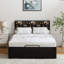 Lit plateforme tapissier Neilius avec housse lavable-92576047-92576039
