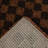 Conewango Brown Checkered Shag Area Rug-1657034183