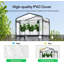 27' W x 19' D 4-Tier Greenhouse