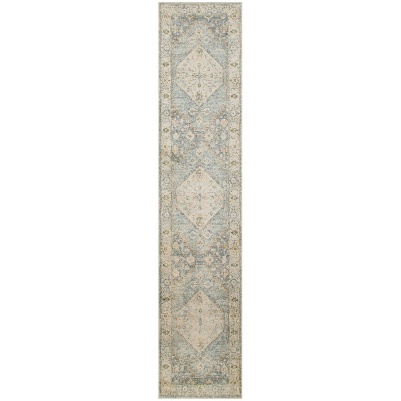 Longe Washable Oriental Rug, Runner 2'2" x 8'