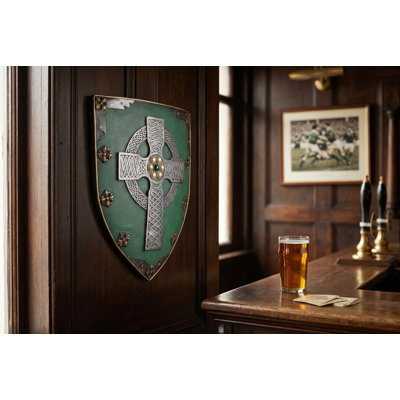 Celtic Warriors Shield Wall Sculpture