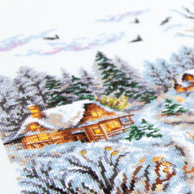 Ensemble de point de croix compté 70-33 Frosty Day