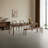 Light and elegant solid wood dining table-105892517