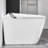 White Smart Toilet With Elongated Design, Auto Open/Close Lid, Foot - Operated Activation, 1.28 Siphonic Jet Flush, Multiple Washing Modes, And Heated Seat For Bathroom Hygiene-121633600