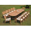 Crewellwalk Outdoor 11 - Piece Teak Dining Set-2094579232-2016449669