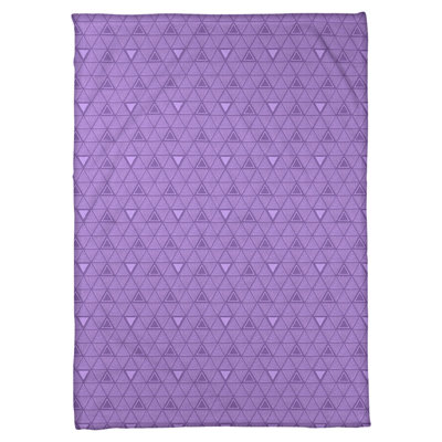 Couverture polairee triangles à la main