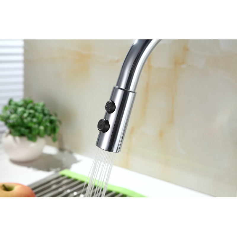 RunFine Group Pull Down Kitchen Faucet, Chrome