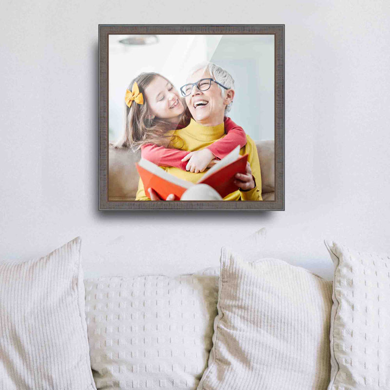 Cadre photo Bayler, 12 po x 12 po, Étain