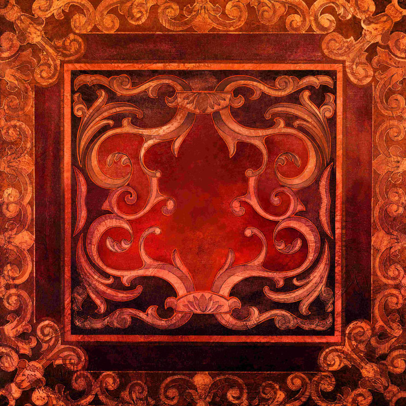 Tapisserie traditionnelle - impression sur toile tendue, H 12 po x l 12 po
