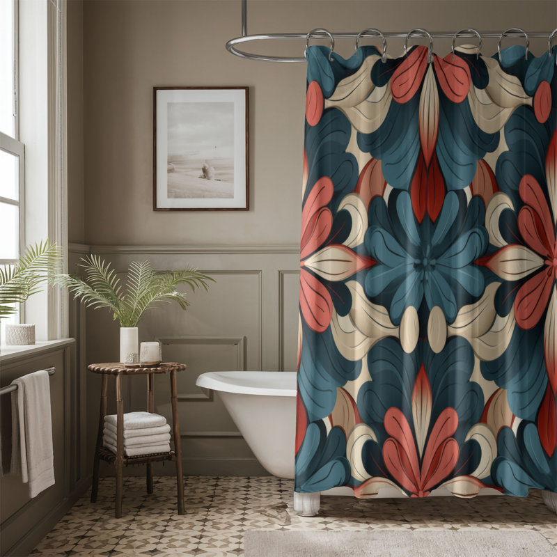 Artistic Chaos - Rideau de douche Premium, H 74 po x l 71 po