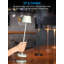 Lampe de table rechargeable sans fil avec base de chargement, éclairage d'ambiance haut/bas, lampe de table DEL en aluminium à intensité variable, lampe de bureau portative pour extérieur et usage commercial, IP54, 2700K (vert)-1741240131