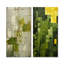 Ensemble de 2 reproductions d'art murales vertes et écologiques-445842806