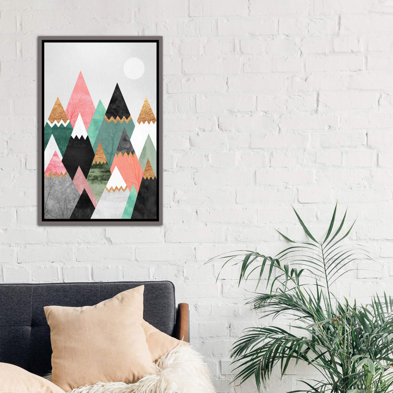 « pretty montagnes » par elisabeth fredriksson-impression sur image, H 60 po x l 40po x P 1,5 po