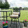 Alyne Square 2 - Person 32'' Long Bistro Set with Cushions