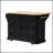 56 Inch Rustic Rolling Kitchen Island with Drop Leaf, Power Outlet, and Ample Storage on Wheels