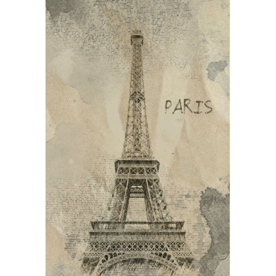 Remembering Paris by Irena Orlov - 1 Piece Wrapped Canvas Painting