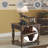 Walnut Finish End Table