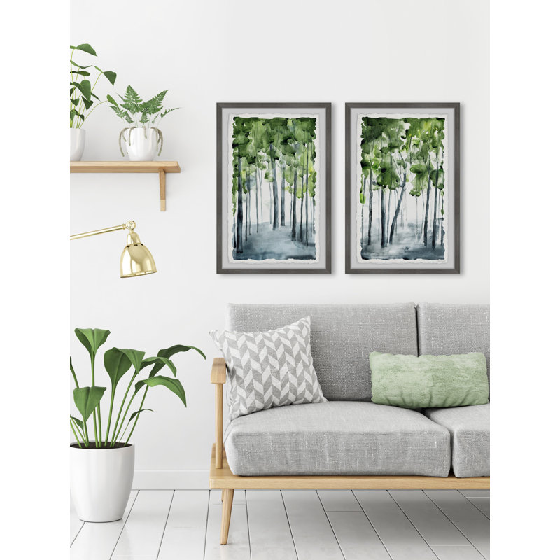 Anything Can Happen Diptych by Marmont Hill - 2 Piece Single Picture Frame Painting Set, 30cm H x 20cm W x 3.81cm D