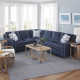 Gramercy Park 2-Piece Upholstered Sectional