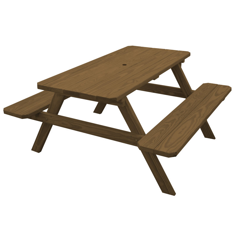 Ensemble repas d'extérieur rectangulaire Driscilla, Champignon, 55 x 60 x 30