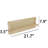Bolware Natural Wood Bracket Shelf