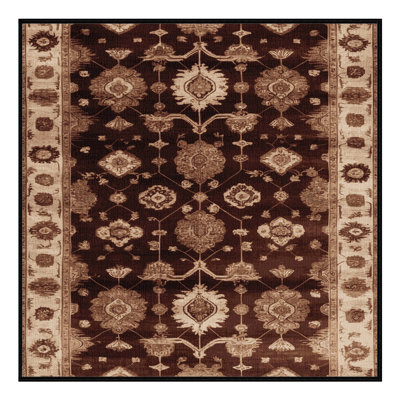 Tapis noir surteint lavable à la machine