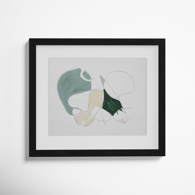 Say It Isn't So-I by Filippo Ioco, 13" H x 15" W x 0.75" D, Black Framed