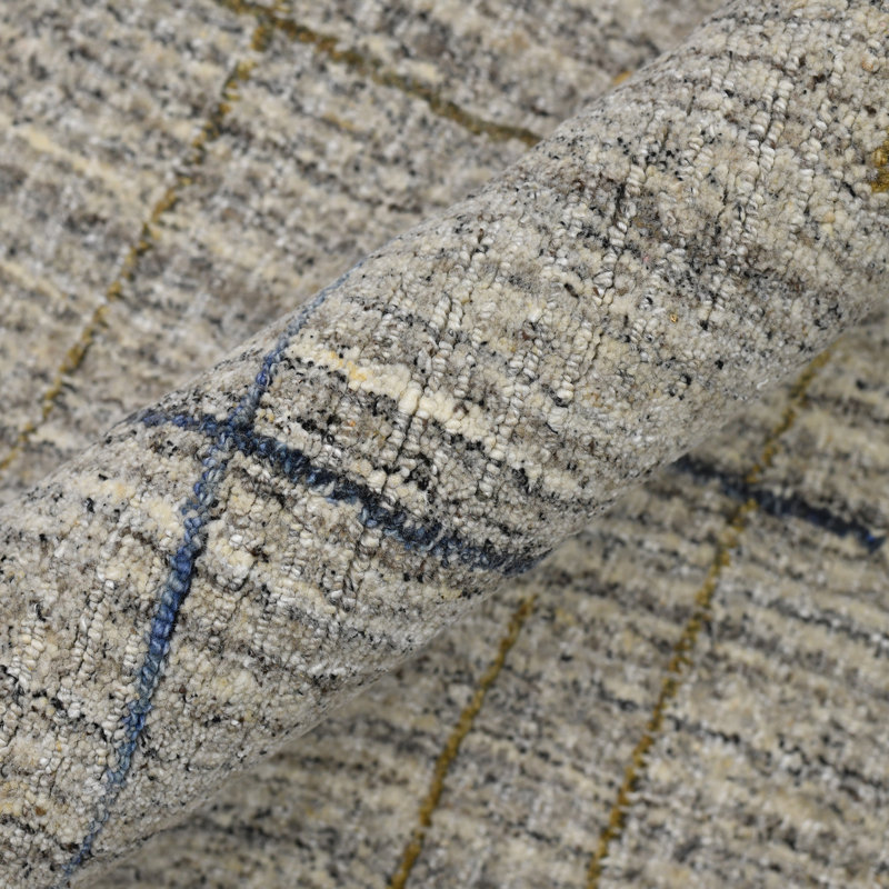 Hawaii Transitional Style Hand-Woven Natural Area Rug, 2' X 3', Gray, Rectangle 2' x 3'