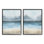«Stormy Coastal Ocean Waves» par Grace Popp, ensemble de 2 peintures sur bois