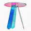 Table d'appoint ronde irisée, table basse en acrylique transparent arc-en-ciel pour boissons, nourriture et collations, idéale pour le salon, la chambre à coucher et le bureau.-889751184