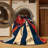 Machine Washable Aguilar Boxing Gloves Classic Striped Rug in Gray – Navy Binding-1839191021