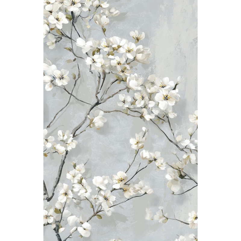Papier peint floral branches décoratives murales modernes
