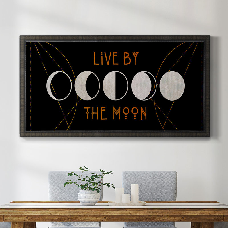 Toile encadrée de qualité supérieure Mystic Moon, Noir, H 25 po x l 45 po x P 1 po
