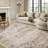 Soft Oriental Vintage Washable Distressed Area Rug - Beige-175575556