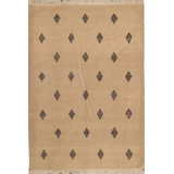 Wool Area Rug in Ivory