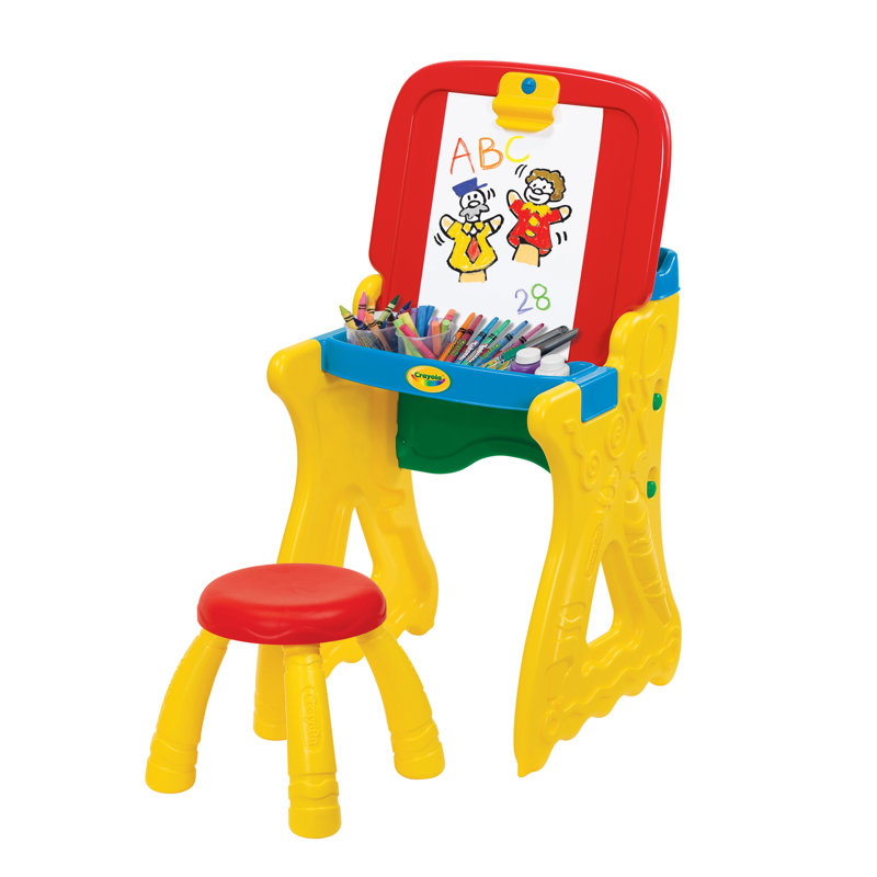 Crayola Kids 7 Piece Arts And Crafts Table and Chair Set