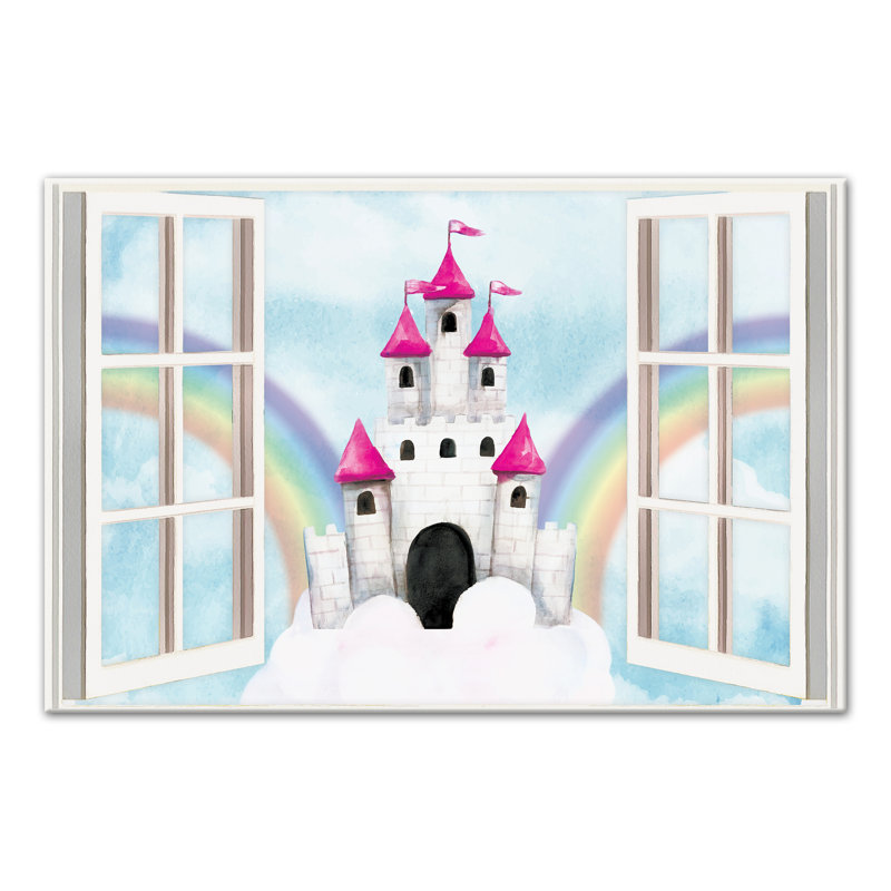 Art sur toile, fenêtre de Karly, H 20 po x l 30 po x P 1,25 po