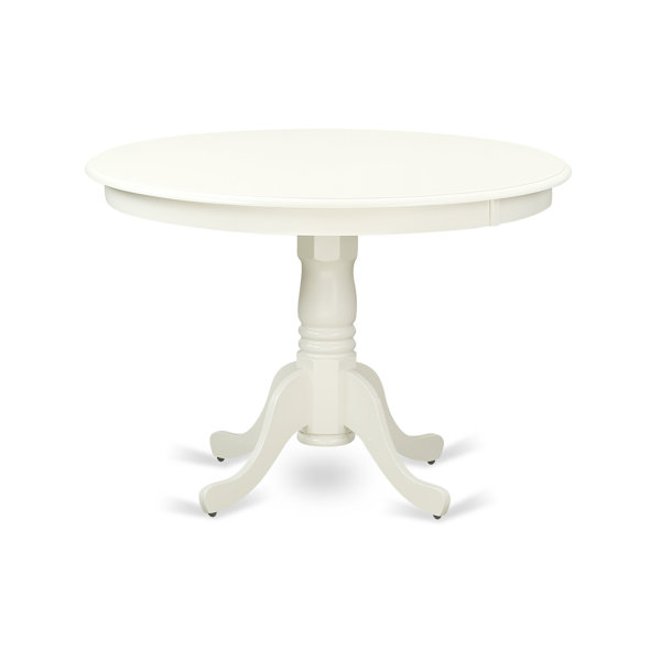 Charlton Home® Shady Round Solid Wood Dining Table & Reviews | Wayfair