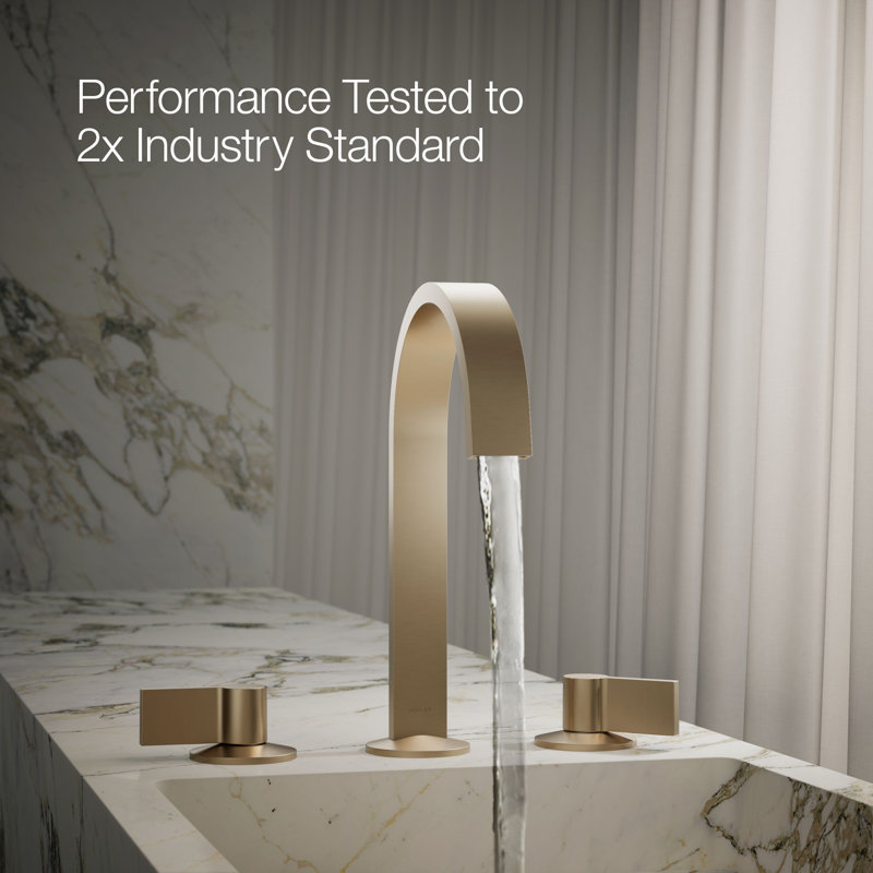 Components™ Bathroom Sink Spout with Ribbon Design, Bronze