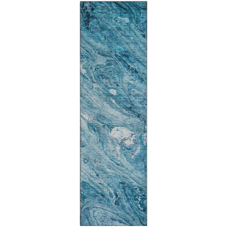Premium Machine Washable Cerrito Sky Rug