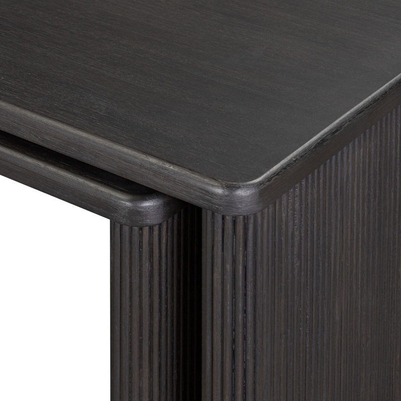 Weston Rotating Desk-Black Parawood