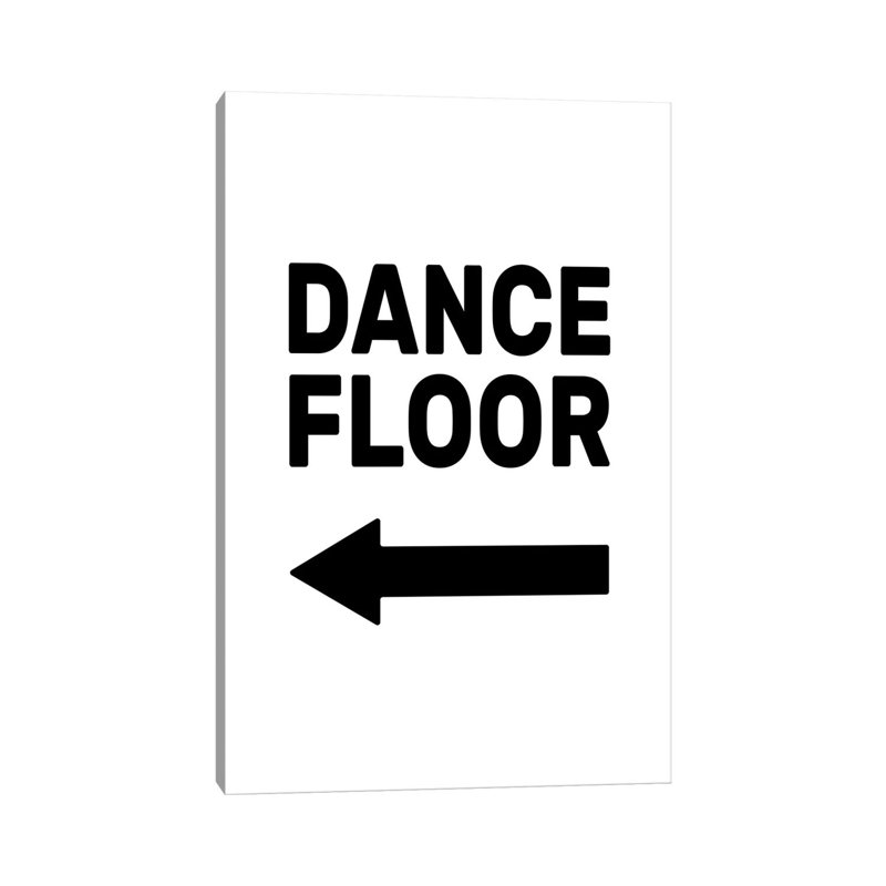 Dance Floor - Left - Print on Canvas, Wrapped Canvas, 45.72cm H x 30.48cm W x 1.91cm D