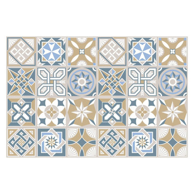 Lyon Encaustic Peel & Stick Mosaic Tile