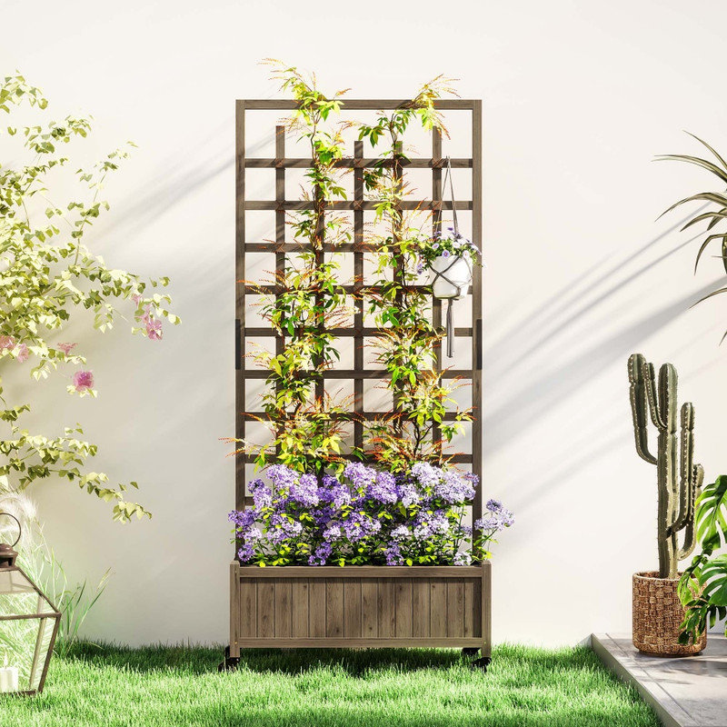 Wood Raised Garden Bed