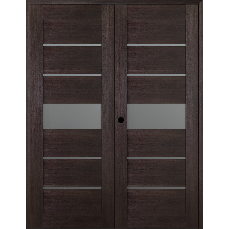 Porte française Avon, Chêne, 59,5 po x 79,38 po, Réversible