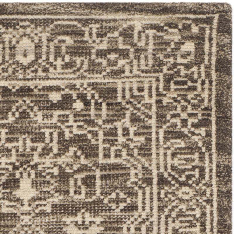 Kenya Brown / Beige Oriental Rug, Rectangle 8' x 10'