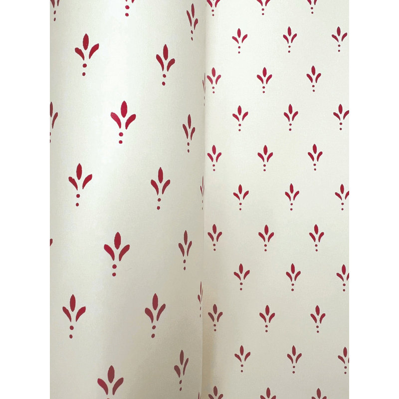 Charm Wallpaper, Red/Taupe